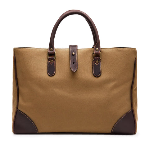 Tote Bag Sand/Havana Canvas