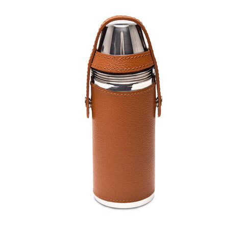 Flask Hunter 8oz 4 Cups Tan