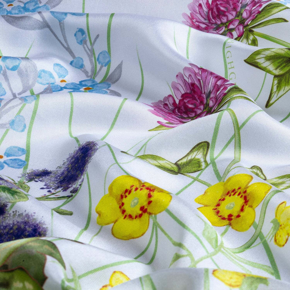 Wildflower Meadow Breeze Silk Scarf