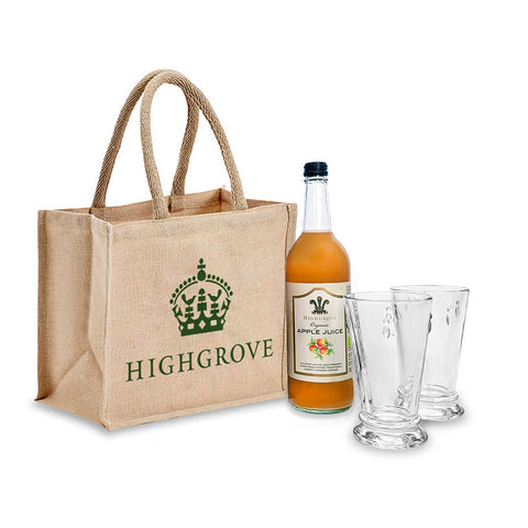 Highgrove Apple Juice & Glasses Gift Set