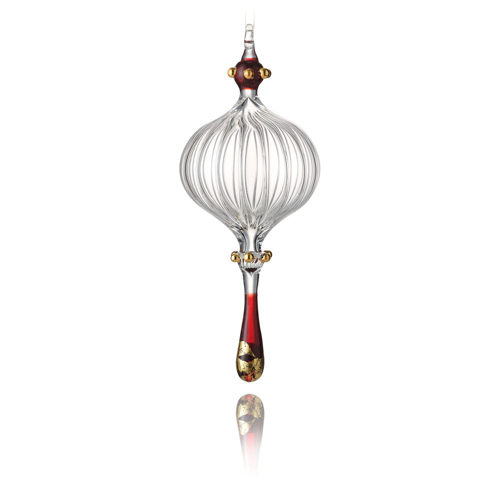 Christmas Decoration - Classic Shape Clear Glass Bauble