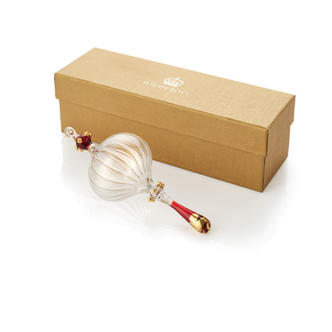 Christmas Decoration - Classic Shape Clear Glass Bauble